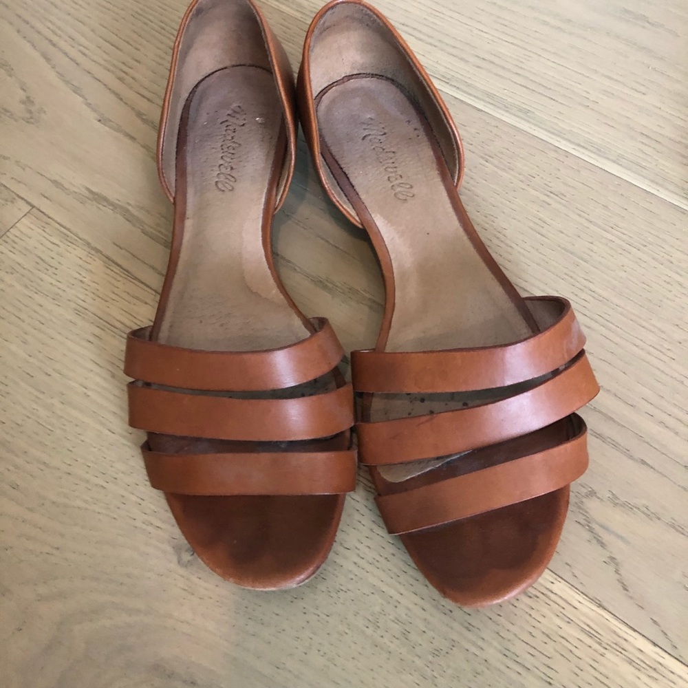Madewell leather flats 7.5